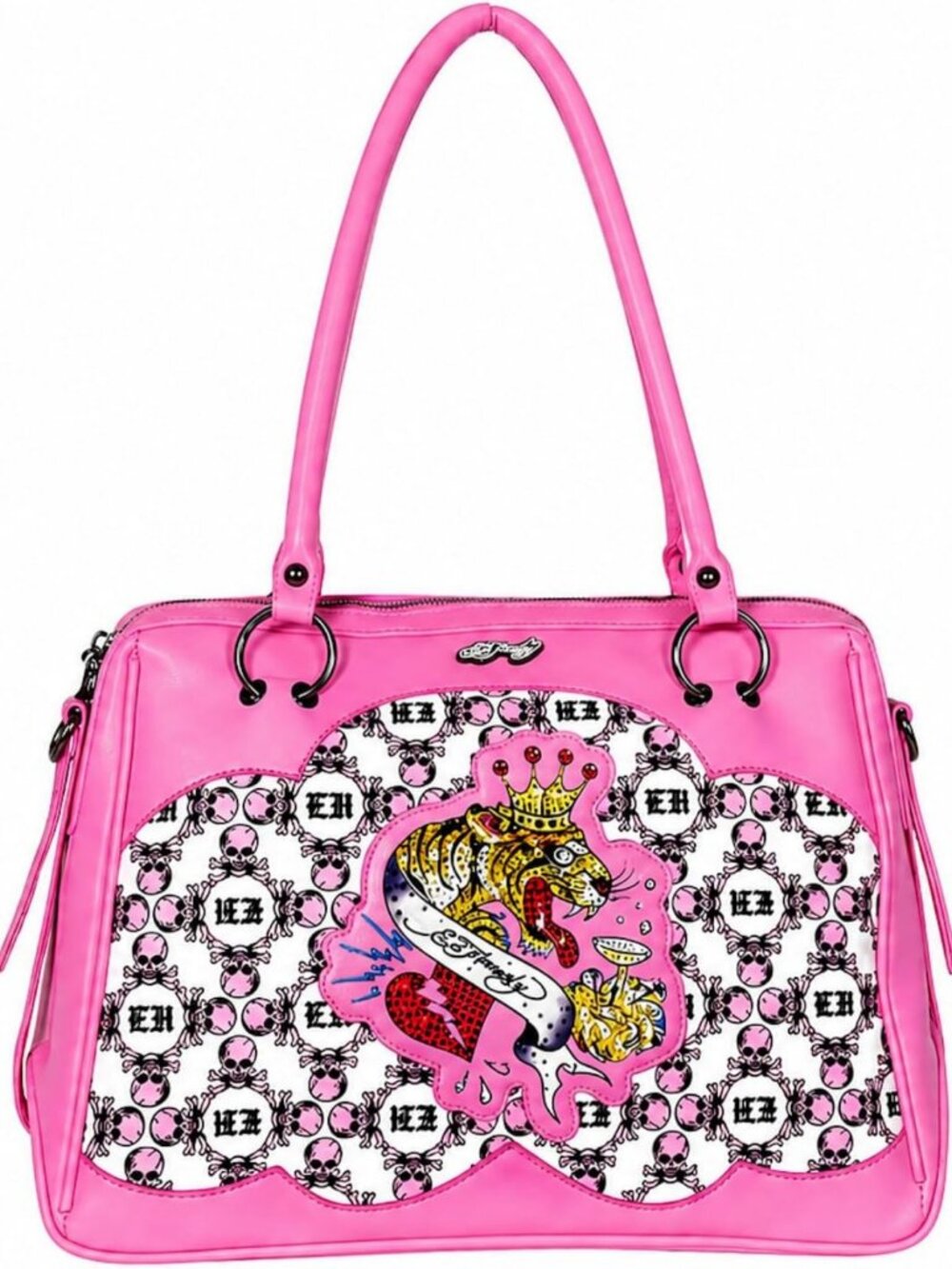 Tattoo Print Satchel Bag - Graphic Shoulder Crossbody, Stylish & Versatile